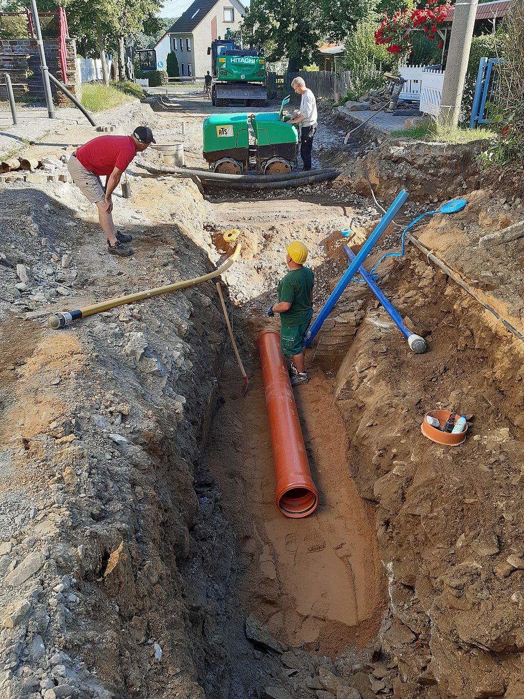 Kanalbaumaßnahme „Am Steigerturm“ in Halsbrücke